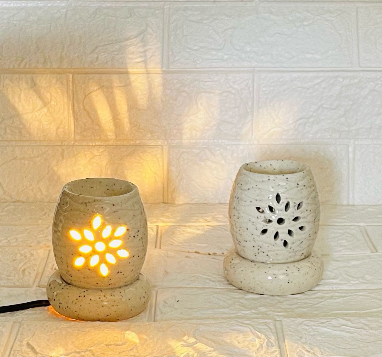 Tanark Floral Glow Ceramic Aroma Diffuser
